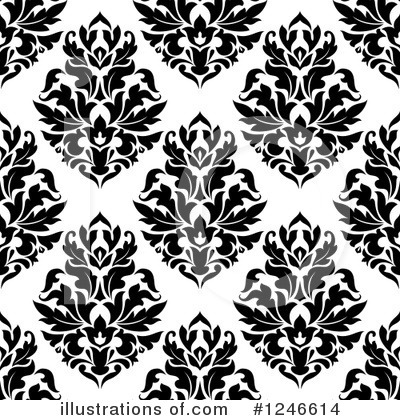 Royalty-Free (RF) Damask Clipart Illustration by Vector Tradition SM - Stock Sample #1246614