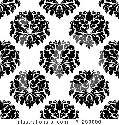 Royalty-Free (RF) Damask Clipart Illustration by Vector Tradition SM - Stock Sample #1250000