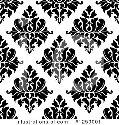 Royalty-Free (RF) Damask Clipart Illustration by Vector Tradition SM - Stock Sample #1250001