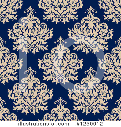 Royalty-Free (RF) Damask Clipart Illustration by Vector Tradition SM - Stock Sample #1250012