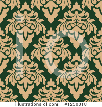 Royalty-Free (RF) Damask Clipart Illustration by Vector Tradition SM - Stock Sample #1250018