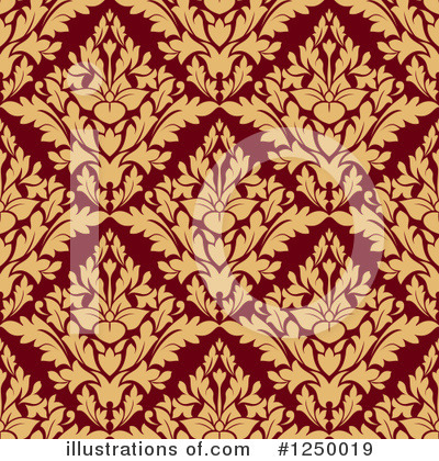 Royalty-Free (RF) Damask Clipart Illustration by Vector Tradition SM - Stock Sample #1250019