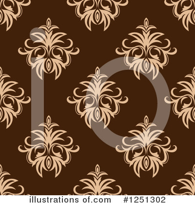 Royalty-Free (RF) Damask Clipart Illustration by Vector Tradition SM - Stock Sample #1251302