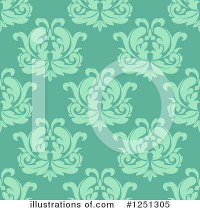 Royalty-Free (RF) Damask Clipart Illustration by Vector Tradition SM - Stock Sample #1251305