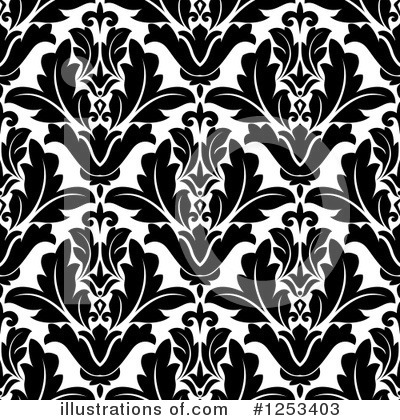 Royalty-Free (RF) Damask Clipart Illustration by Vector Tradition SM - Stock Sample #1253403