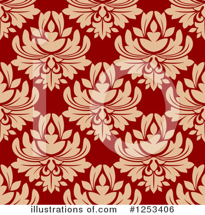 Royalty-Free (RF) Damask Clipart Illustration by Vector Tradition SM - Stock Sample #1253406