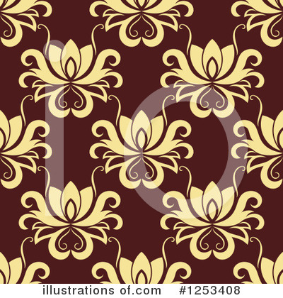 Royalty-Free (RF) Damask Clipart Illustration by Vector Tradition SM - Stock Sample #1253408