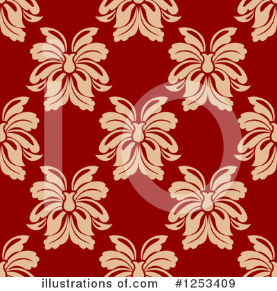 Royalty-Free (RF) Damask Clipart Illustration by Vector Tradition SM - Stock Sample #1253409