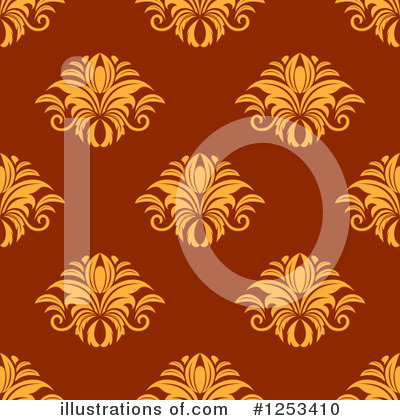 Royalty-Free (RF) Damask Clipart Illustration by Vector Tradition SM - Stock Sample #1253410