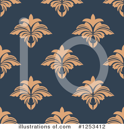Royalty-Free (RF) Damask Clipart Illustration by Vector Tradition SM - Stock Sample #1253412