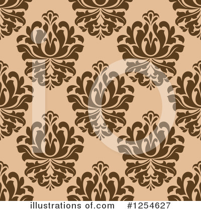 Royalty-Free (RF) Damask Clipart Illustration by Vector Tradition SM - Stock Sample #1254627
