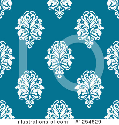 Royalty-Free (RF) Damask Clipart Illustration by Vector Tradition SM - Stock Sample #1254629