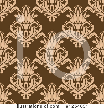 Royalty-Free (RF) Damask Clipart Illustration by Vector Tradition SM - Stock Sample #1254631