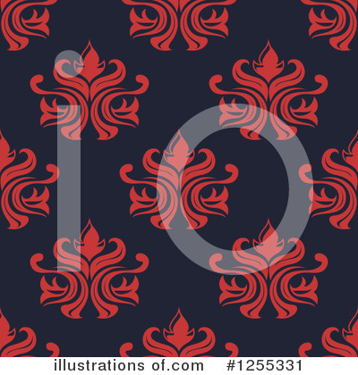Royalty-Free (RF) Damask Clipart Illustration by Vector Tradition SM - Stock Sample #1255331