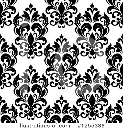 Royalty-Free (RF) Damask Clipart Illustration by Vector Tradition SM - Stock Sample #1255336