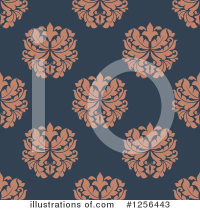 Royalty-Free (RF) Damask Clipart Illustration by Vector Tradition SM - Stock Sample #1256443