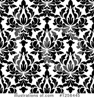 Royalty-Free (RF) Damask Clipart Illustration by Vector Tradition SM - Stock Sample #1256445