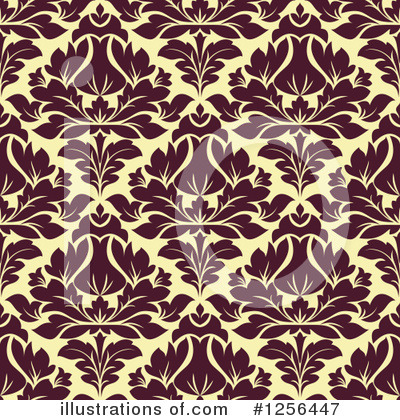 Royalty-Free (RF) Damask Clipart Illustration by Vector Tradition SM - Stock Sample #1256447