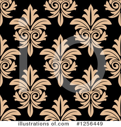 Royalty-Free (RF) Damask Clipart Illustration by Vector Tradition SM - Stock Sample #1256449