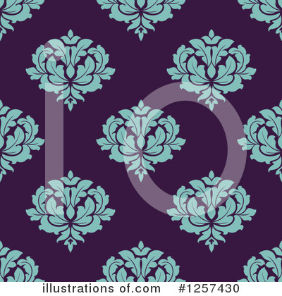 Royalty-Free (RF) Damask Clipart Illustration by Vector Tradition SM - Stock Sample #1257430