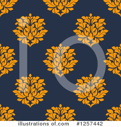 Royalty-Free (RF) Damask Clipart Illustration by Vector Tradition SM - Stock Sample #1257442
