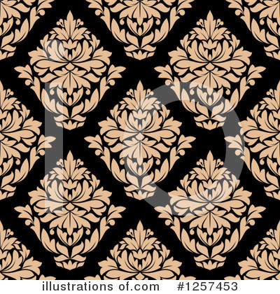 Royalty-Free (RF) Damask Clipart Illustration by Vector Tradition SM - Stock Sample #1257453