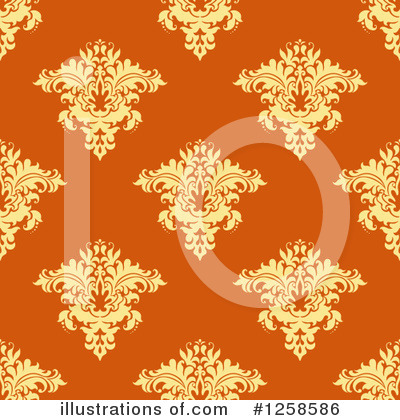 Royalty-Free (RF) Damask Clipart Illustration by Vector Tradition SM - Stock Sample #1258586