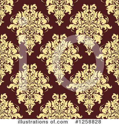 Royalty-Free (RF) Damask Clipart Illustration by Vector Tradition SM - Stock Sample #1258828