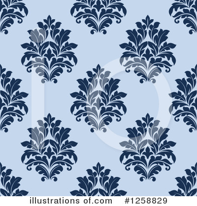 Royalty-Free (RF) Damask Clipart Illustration by Vector Tradition SM - Stock Sample #1258829