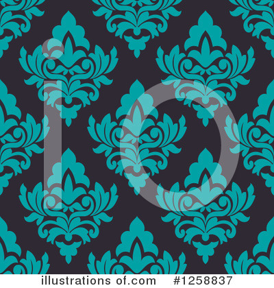 Royalty-Free (RF) Damask Clipart Illustration by Vector Tradition SM - Stock Sample #1258837