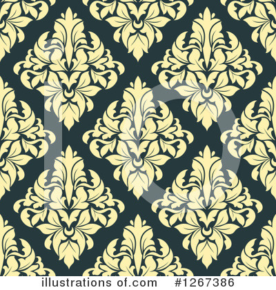 Royalty-Free (RF) Damask Clipart Illustration by Vector Tradition SM - Stock Sample #1267386