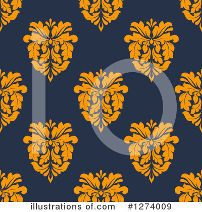 Royalty-Free (RF) Damask Clipart Illustration by Vector Tradition SM - Stock Sample #1274009