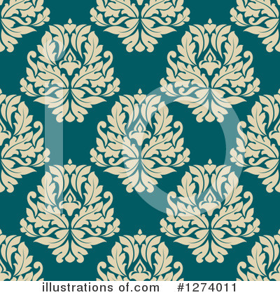 Royalty-Free (RF) Damask Clipart Illustration by Vector Tradition SM - Stock Sample #1274011
