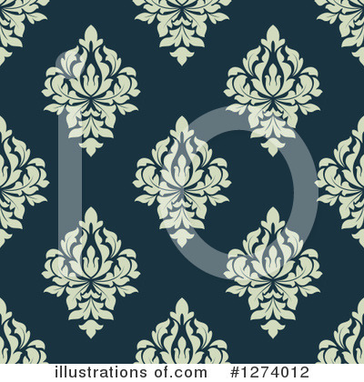Royalty-Free (RF) Damask Clipart Illustration by Vector Tradition SM - Stock Sample #1274012