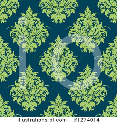 Royalty-Free (RF) Damask Clipart Illustration by Vector Tradition SM - Stock Sample #1274014