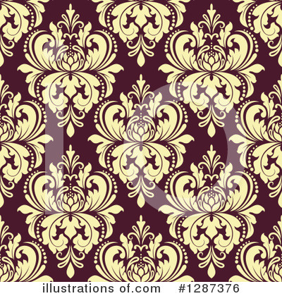 Royalty-Free (RF) Damask Clipart Illustration by Vector Tradition SM - Stock Sample #1287376