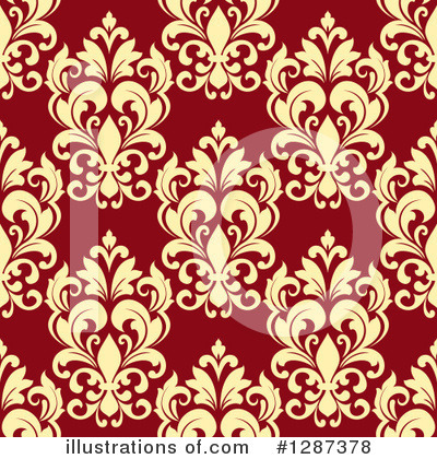 Royalty-Free (RF) Damask Clipart Illustration by Vector Tradition SM - Stock Sample #1287378