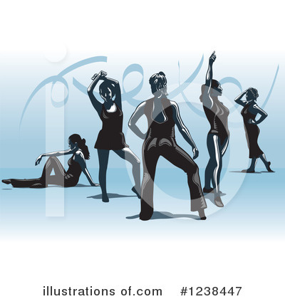 Dancing Clipart #1238447 by David Rey