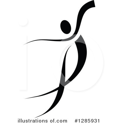 Royalty-Free (RF) Dancer Clipart Illustration by Vector Tradition SM - Stock Sample #1285931