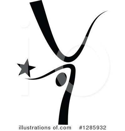 Royalty-Free (RF) Dancer Clipart Illustration by Vector Tradition SM - Stock Sample #1285932