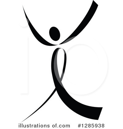 Royalty-Free (RF) Dancer Clipart Illustration by Vector Tradition SM - Stock Sample #1285938