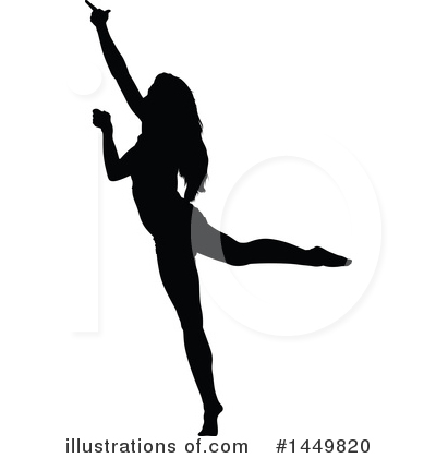 Royalty-Free (RF) Dancer Clipart Illustration by dero - Stock Sample #1449820