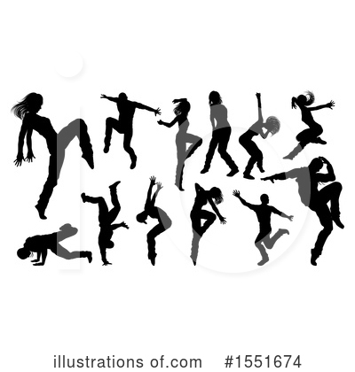 Royalty-Free (RF) Dancer Clipart Illustration by AtStockIllustration - Stock Sample #1551674