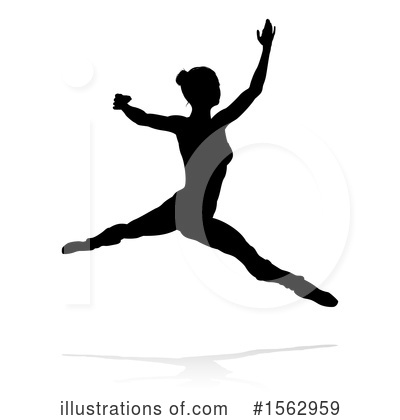 Royalty-Free (RF) Dancer Clipart Illustration by AtStockIllustration - Stock Sample #1562959