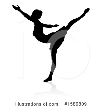 Royalty-Free (RF) Dancer Clipart Illustration by AtStockIllustration - Stock Sample #1580809