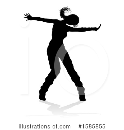 Royalty-Free (RF) Dancer Clipart Illustration by AtStockIllustration - Stock Sample #1585855