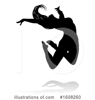 Royalty-Free (RF) Dancer Clipart Illustration by AtStockIllustration - Stock Sample #1608260