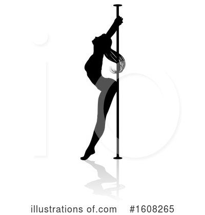 Pole Dancer Clipart #1608265 by AtStockIllustration
