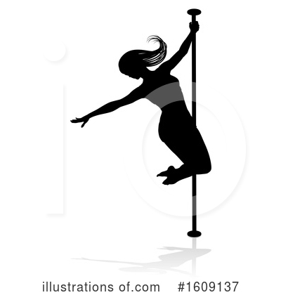 Pole Dancer Clipart #1609137 by AtStockIllustration