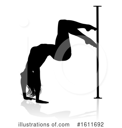 Pole Dancer Clipart #1611692 by AtStockIllustration